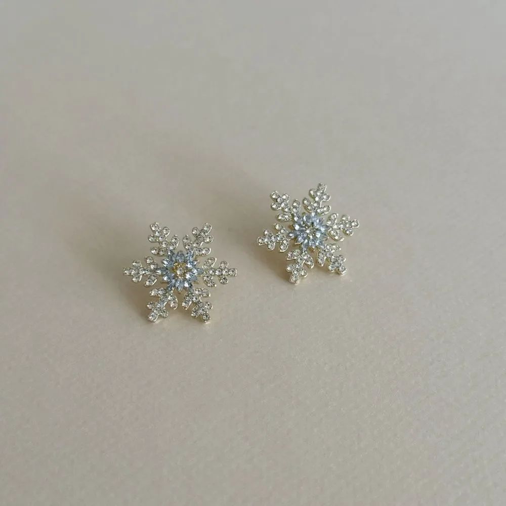 Snowflake earrings  S780
